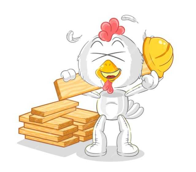 Pollo en construccion